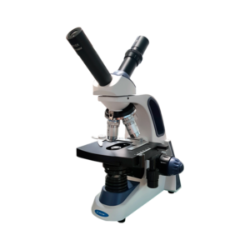 Microscopio monocular con cabeza dual