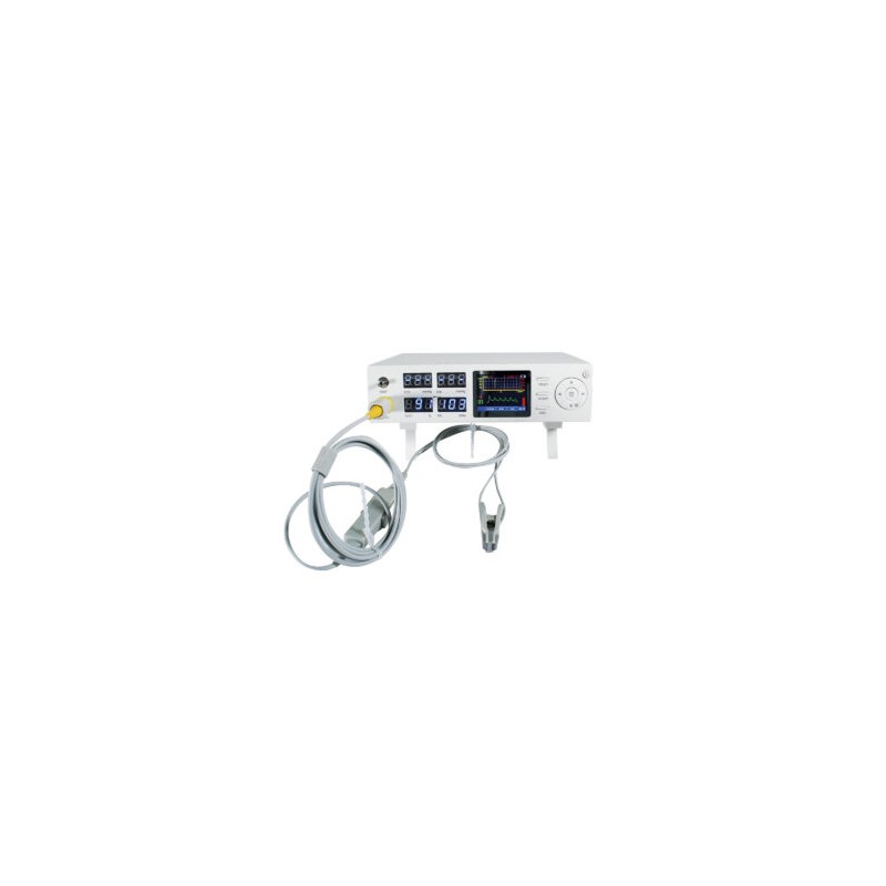 Monitor de paciente de 3 parámetros (NIBP, Oxigenación y pulso) para uso veterinario