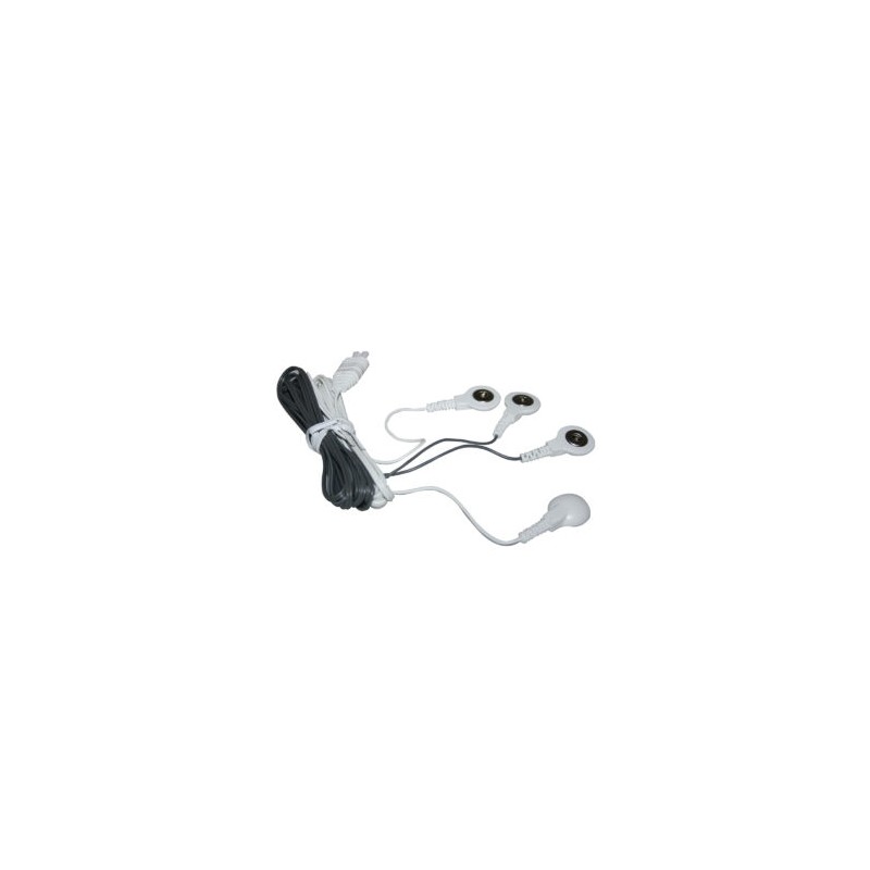 Cable para electroestimulador modelo em80 con 2 pzas