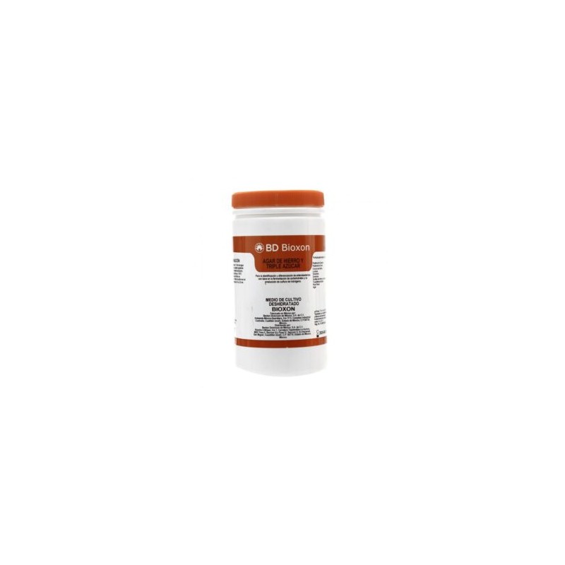 AGAR DE HIERRO Y TRIPLE AZÚCAR (TSI). 450G. BIOXON