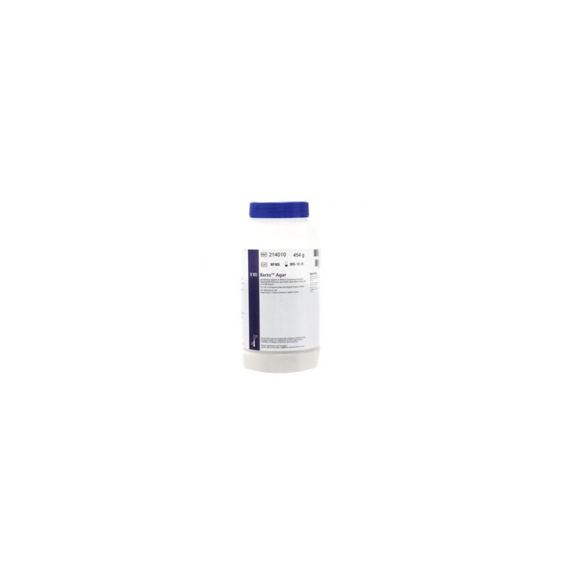 AGAR BACTERIOLÓGICO. 454G. DIFCO